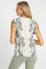 Alani Ivory Protea Paisley Top