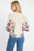 Zara Woodblock Bloom Top