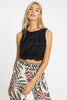 Isabelle Black Lace Top