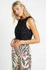 Isabelle Black Lace Top