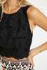 Isabelle Black Lace Top