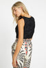 Isabelle Black Lace Top