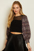 Morgana Top in Rusted Deco