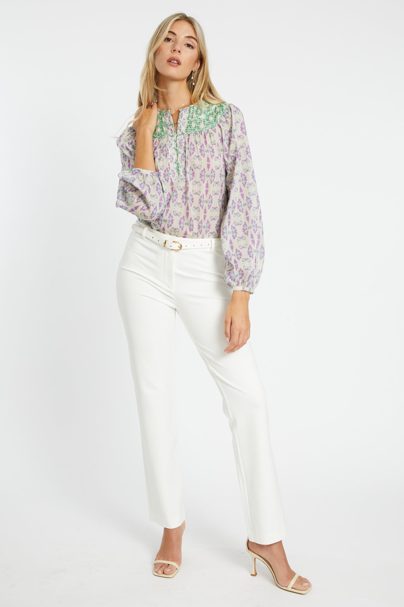Emery Tribal Ink Blot Top
