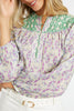 Emery Tribal Ink Blot Top