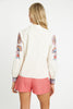 Audrey Woodblock Bloom Top