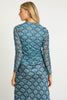 Nessa Teal Ginko Breeze Top