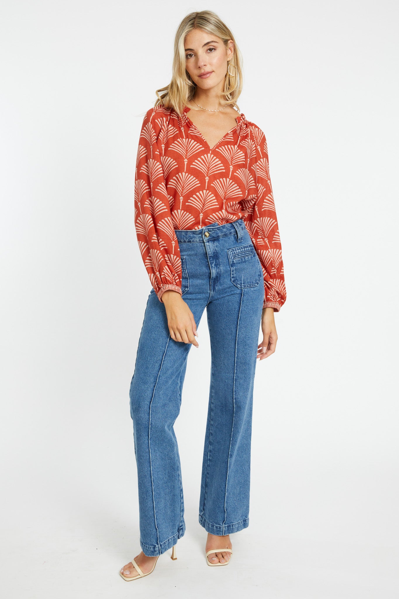 Miki Rust Ginko Breeze Top