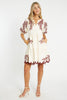 Carrie Ivory / Chocolate Dress