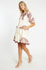 Carrie Ivory / Chocolate Dress