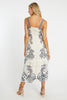 Sana Ivory Protea Paisley Dress