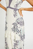 Sana Ivory Protea Paisley Dress