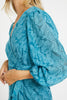 Moon Teal Leaf Burnout Maxi