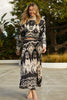 Lucille Skirt in Ikat Tapestry