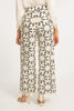 Celina Ivory / Black Lace Pant