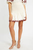 Nadine Ivory / Chocolate Skirt