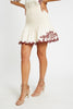 Nadine Ivory / Chocolate Skirt