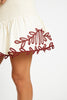 Nadine Ivory / Chocolate Skirt