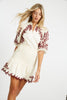Nadine Ivory / Chocolate Skirt