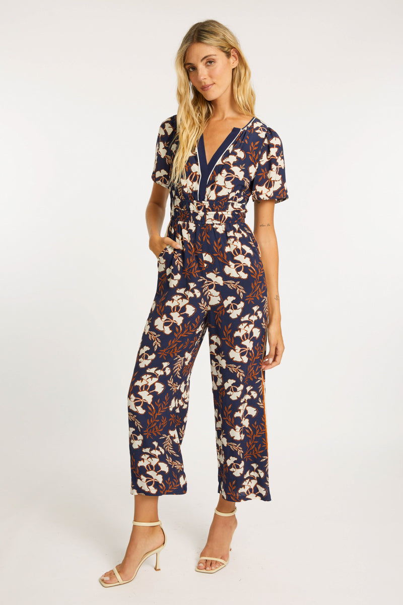 Charlize Ginko Block Print Jumpsuit