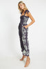 Rose Graphite Protea Paisley Jumpsuit