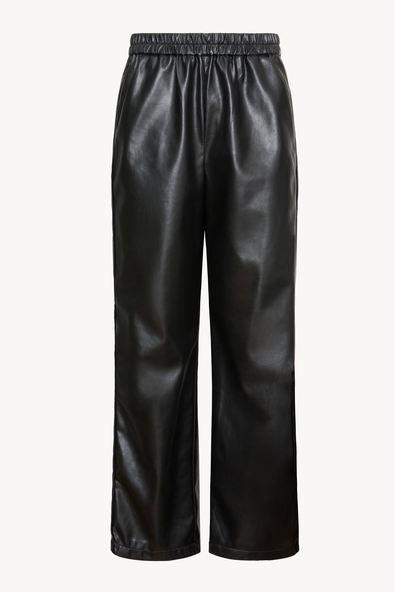Max Pant in Black Vegan Leather