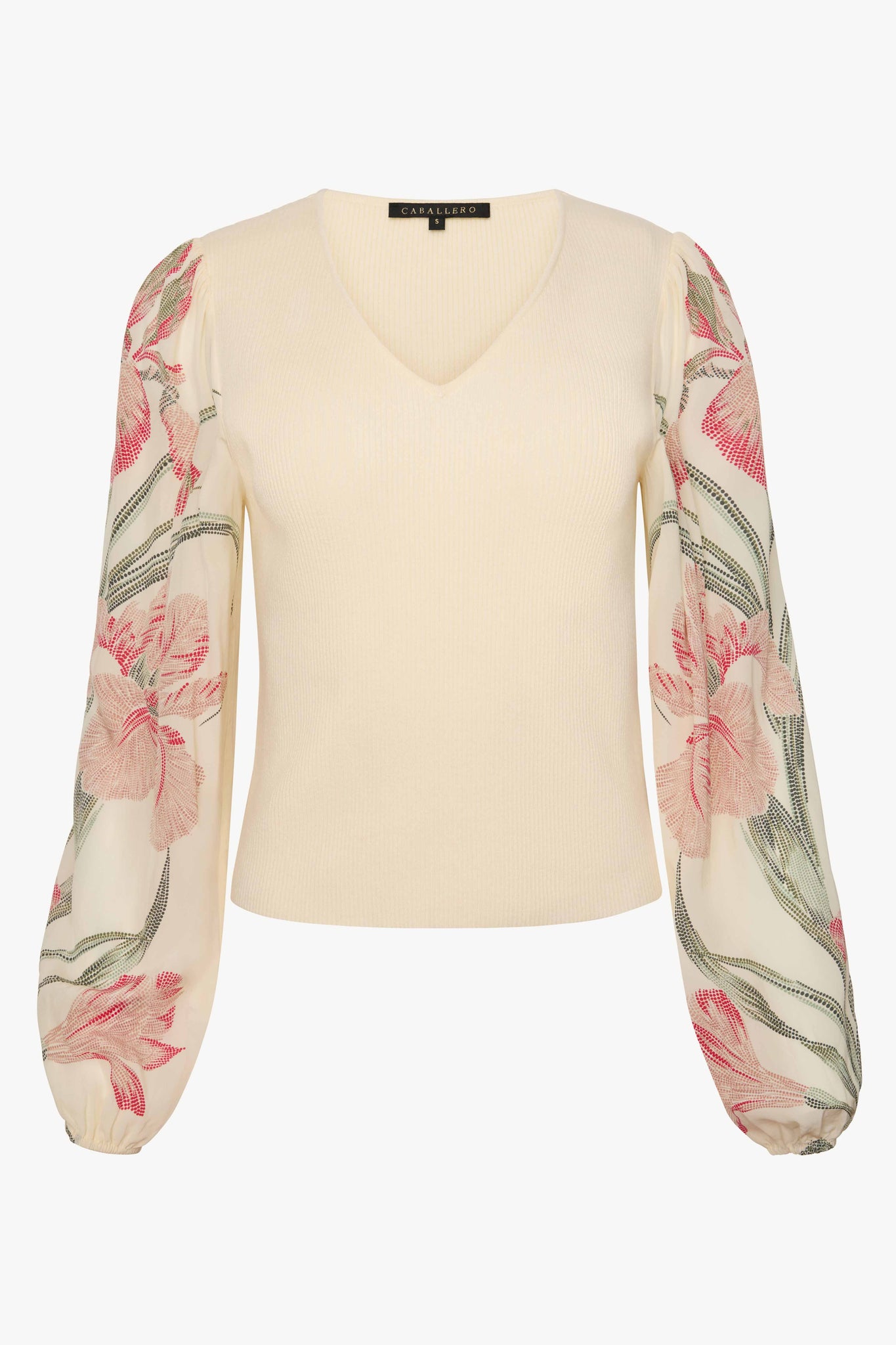 Arielle Top in Stippled Iris