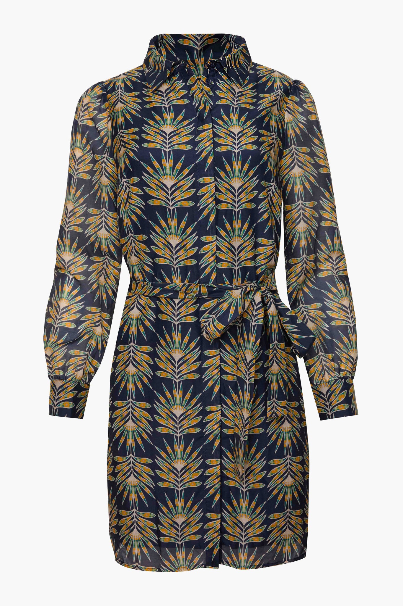 Lucy Dress in Deco Plume