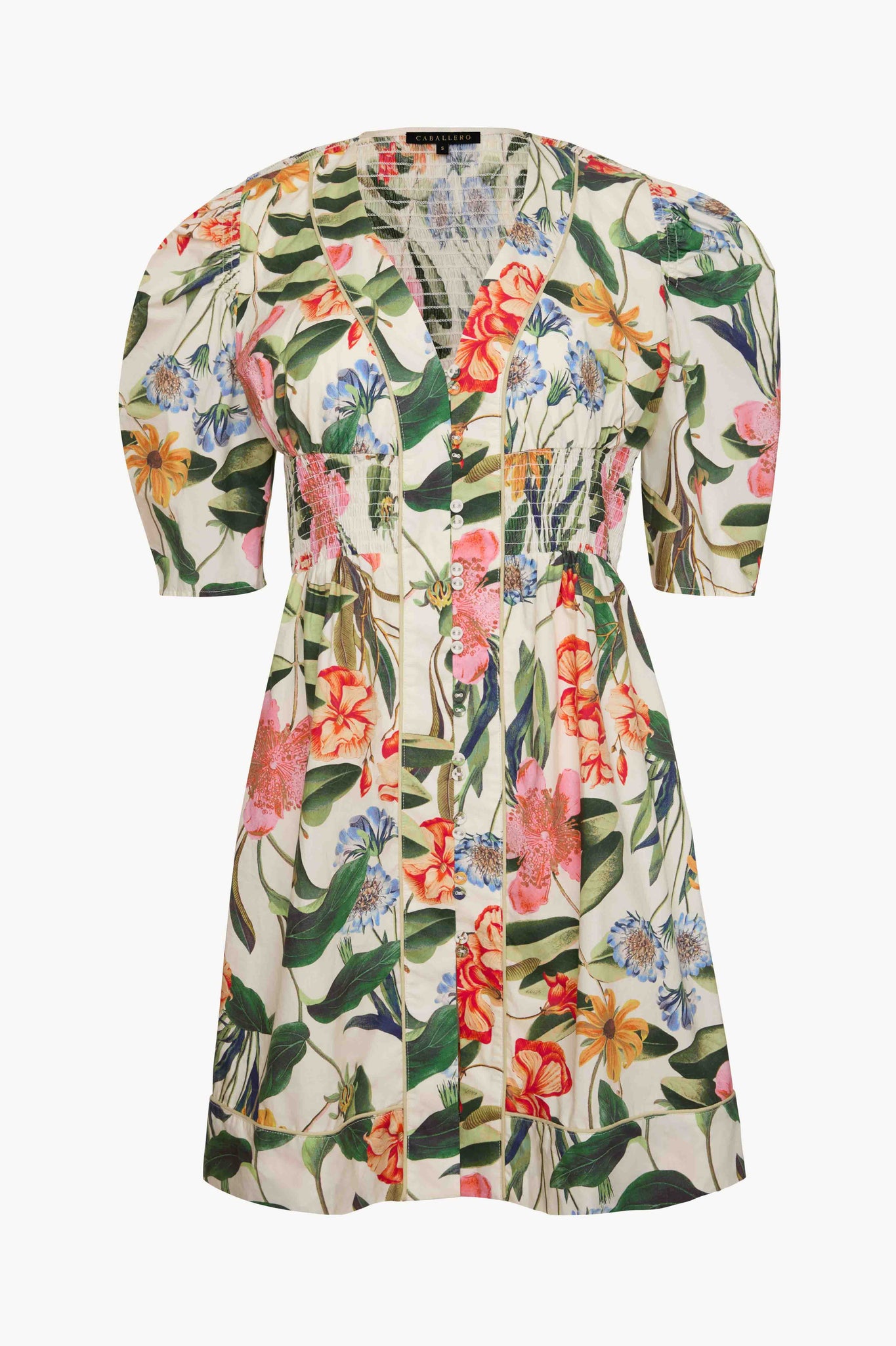 Lucinda Dress in Buttercream Floral