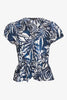 Rhea Top in Woodblock Palm