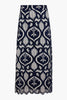 Laney Skirt in Navy / Cream Lace