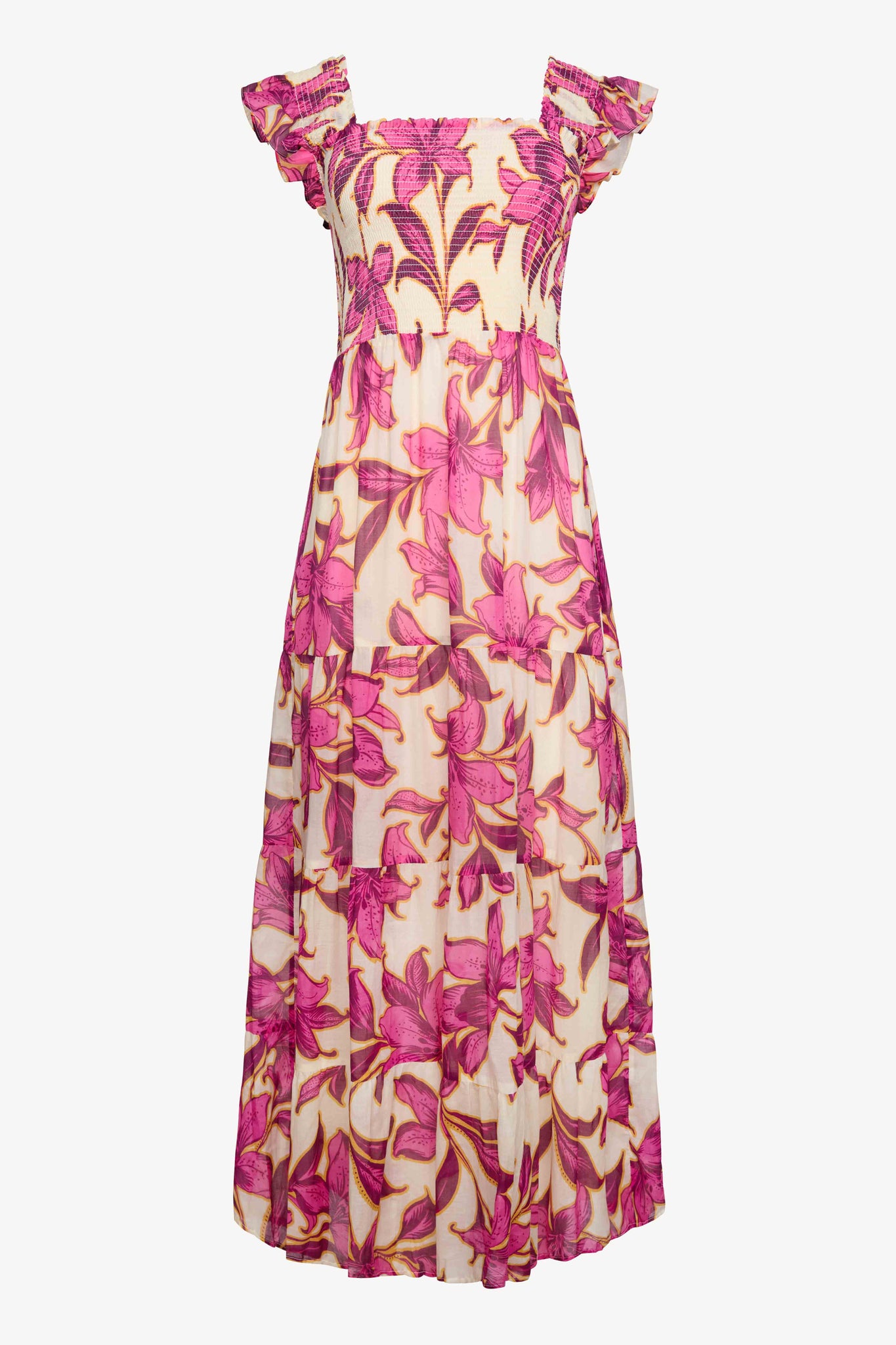 Heidi Maxi in Fuchsia Floret