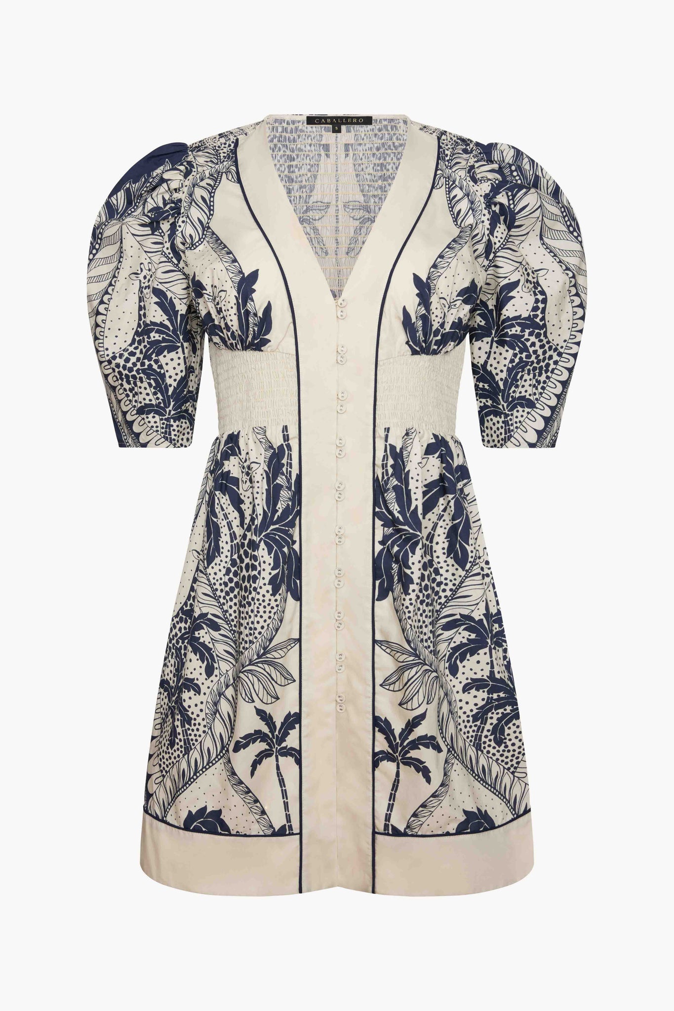Lucinda Dress in Ink Island