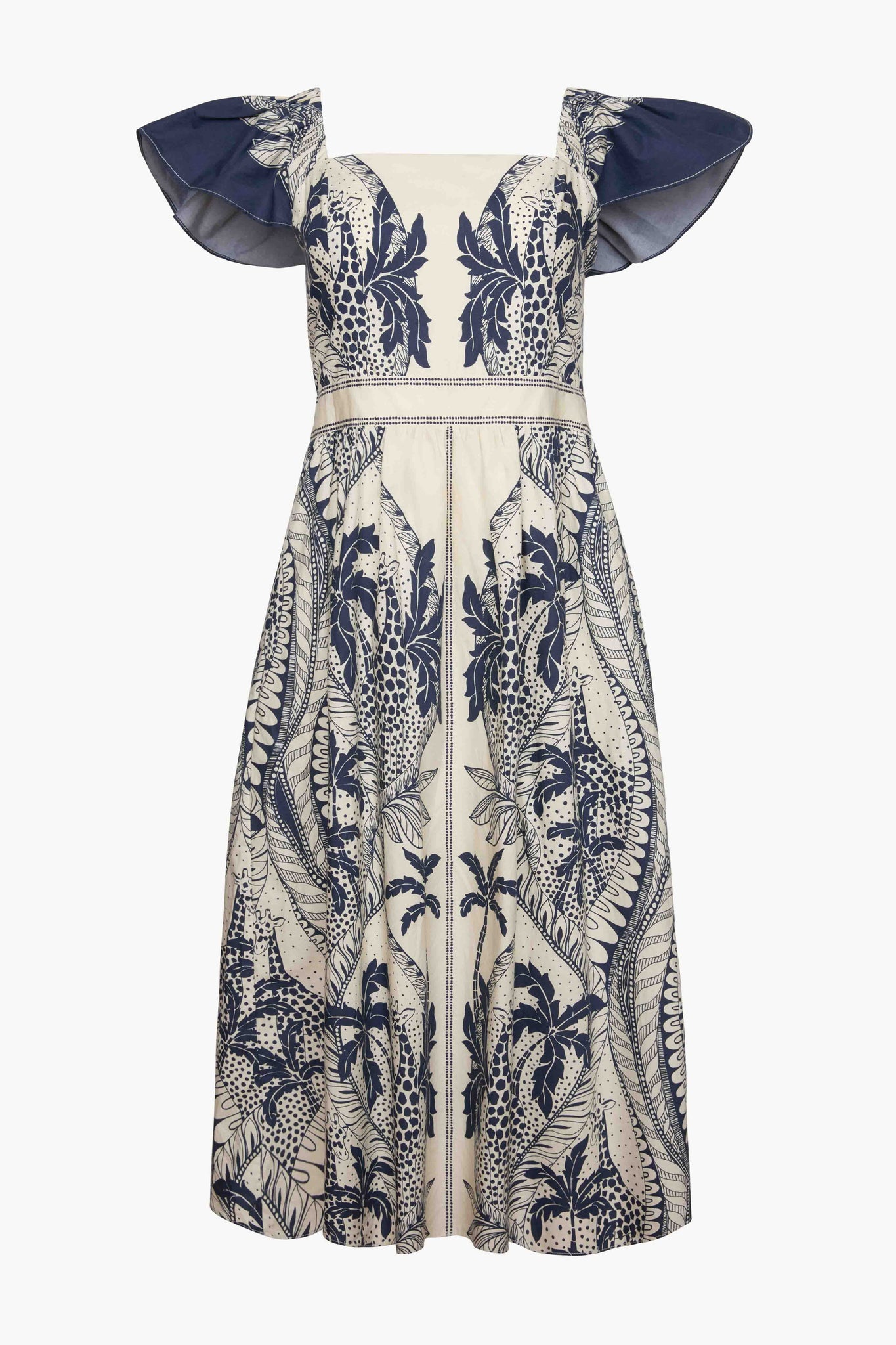 Tati Dress in Ink Island