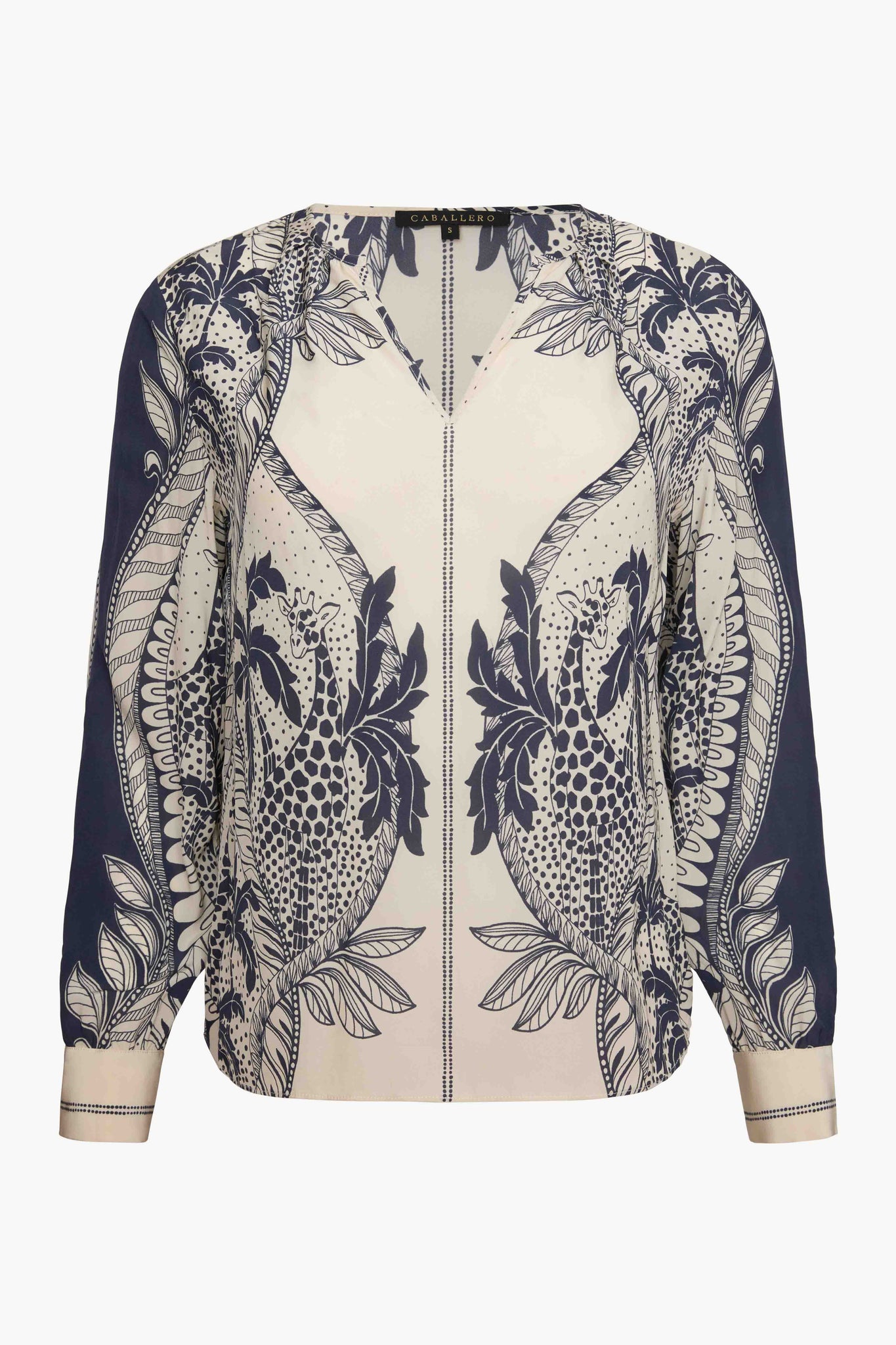 Fern Top in Ink Island