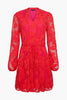 Octavia Dress in Raspberry Lace