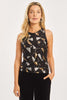 Felice Precious Metal Geo Sequin Top