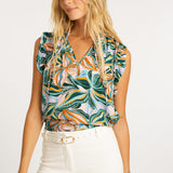 Laraine Sea Leaves Top