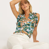 Laraine Sea Leaves Top