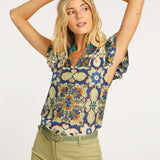 Filippa Wildcat Tapestry Top