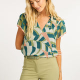 Kelsie Desert Mosaic Top