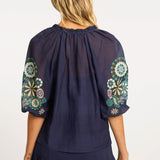 Zara Geo Bloom Top