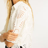 Juliette Ivory Lace Top