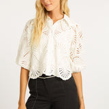 Juliette Ivory Lace Top