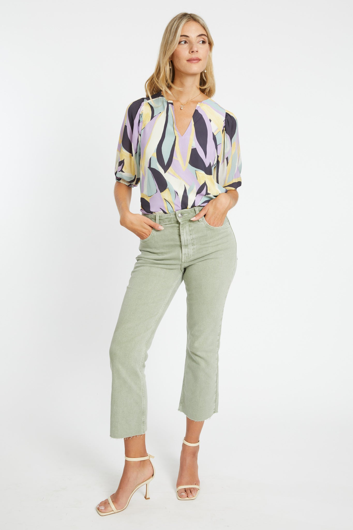 Cindy Addo Floral Top