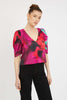 Arden Top in Blur Iris Bloom