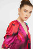 Arden Top in Blur Iris Bloom