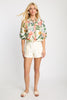 Juliette Top in Buttercream Floral