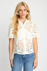 Kenzie Top in Cloud Cream Lace