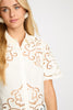 Kenzie Top in Cloud Cream Lace